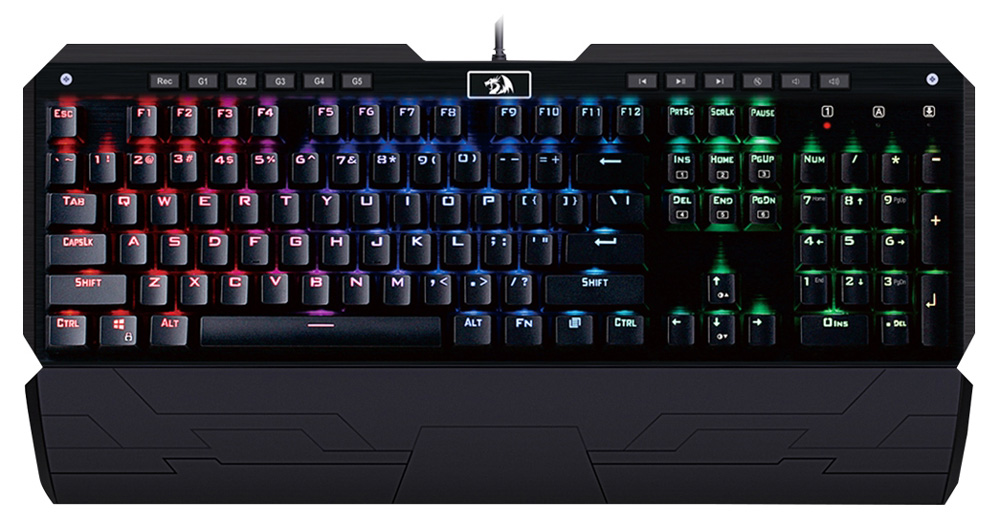 Teclado Mecânico Redragon Indrah - RGB - Padrão Inglês - K555RGB