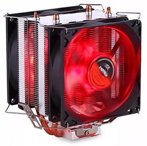 Cooler DEX DX-9100D (Intel / AMD) - LED Vermelho - 38.5 CFM