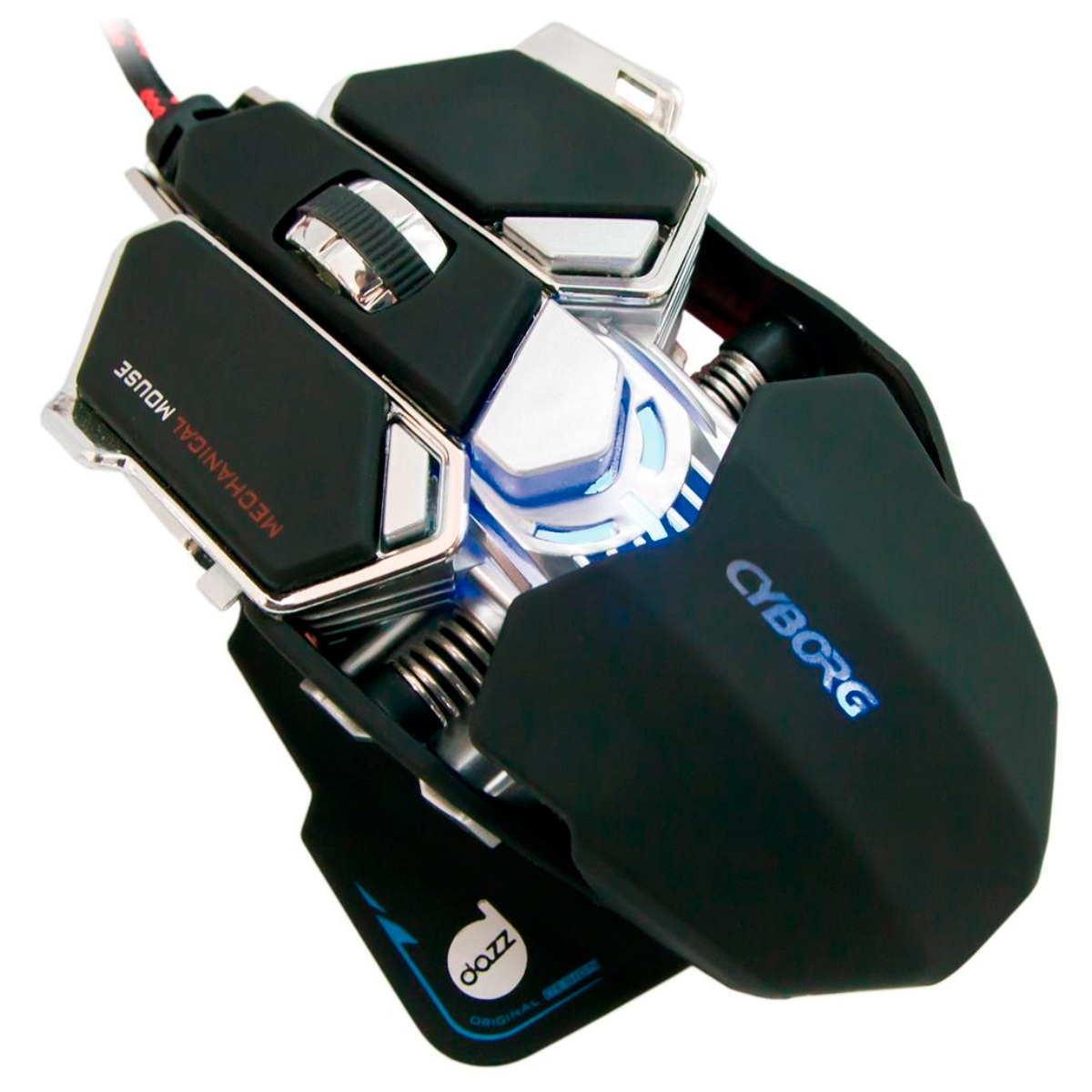Mouse Gamer Dazz Cyborg - 4000dpi - 9 botões - USB - 622462