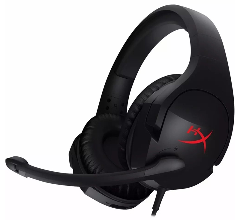 Headset Gamer Kingston HyperX Cloud Stinger - com Controle de Volume e Microfone - Conector P2 - HX-HSCS-BK