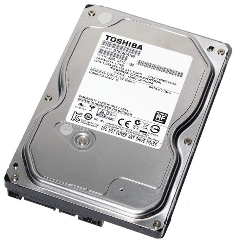 HD 1TB SATA - 6GB/s - 7200RPM - 32MB Cache - Toshiba DT01ACA100