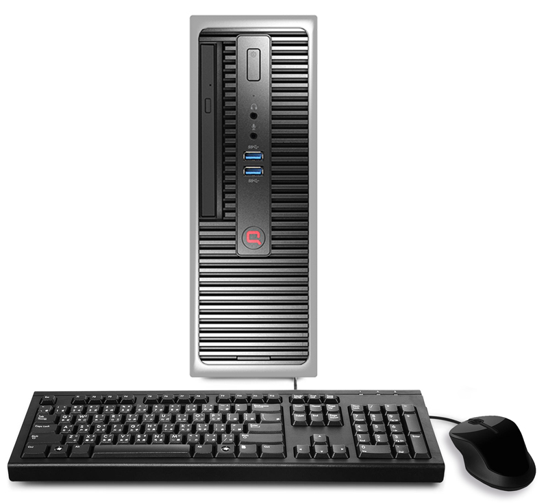 Computador Compaq Presario CQ-14 - Intel i3 6100T, 8GB, HD 500GB, DVD, Kit Teclado + Mouse, Windows 10