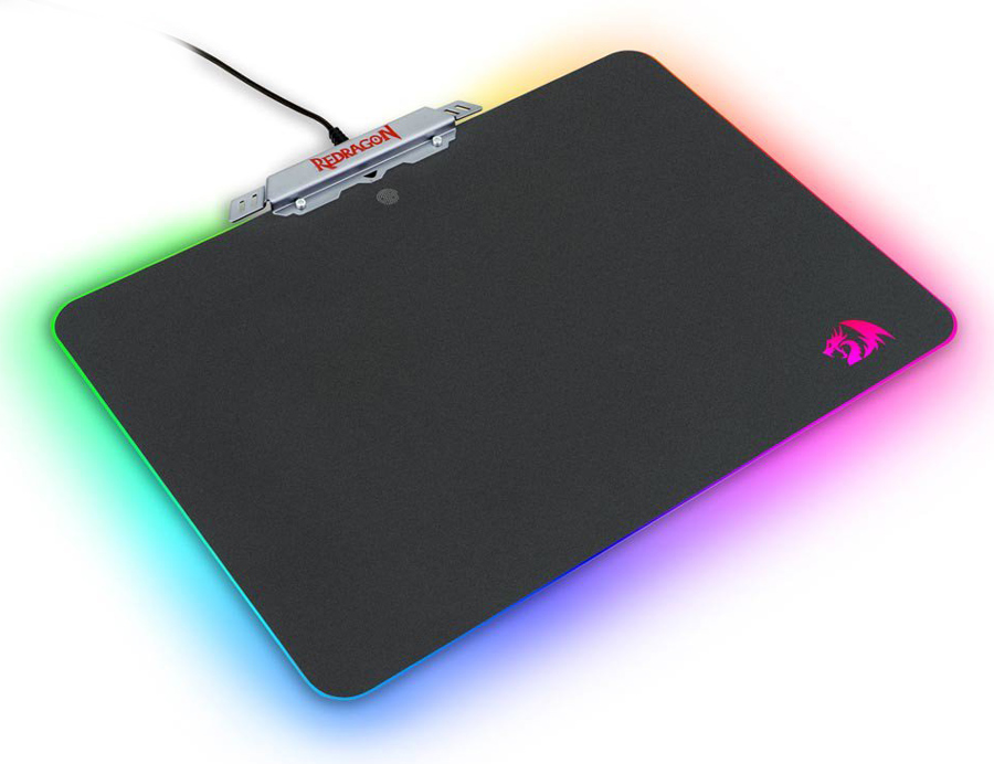 Mouse Pad Gamer Redragon Kylin - 350 x 250 x 3.6mm - Iluminação RGB - USB - P008