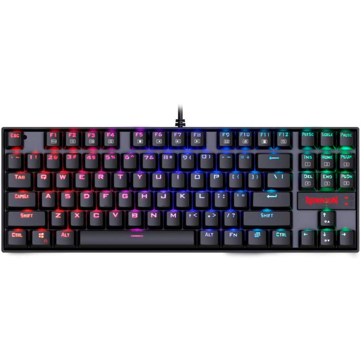 Teclado Mecânico Gamer Redragon KUMARA - RGB - Switch Outemu Blue - K552RGB-1 - ABNT2