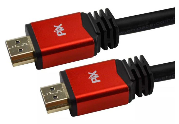 Cabo HDMI 2.0 Premium - 10 metros - com Filtro - 4K UltraHD HDR 60Hz / 1080p Full HD 120Hz - Chip SCE PIX - 018-1120