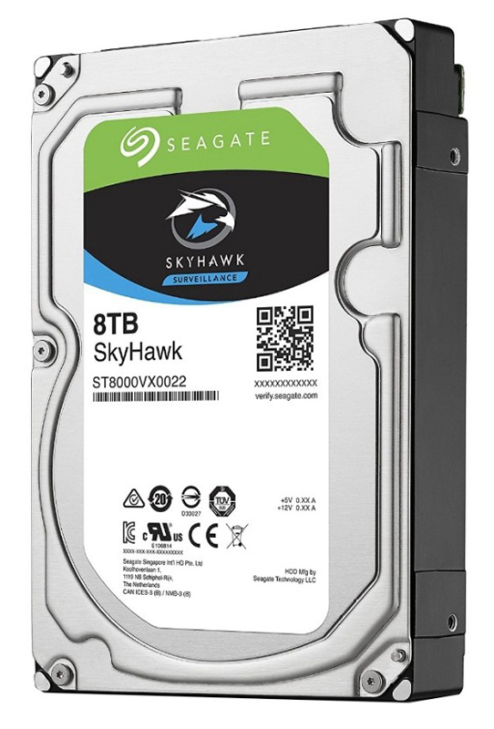 HD 8TB SATA - 7200RPM - 256MB Cache - Seagate SkyHawk Surveillance - ST8000VX0022 - Ideal para Vigilância