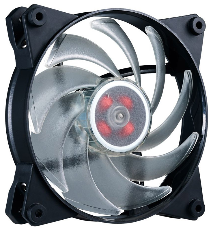 Cooler 120mm Cooler Master Masterfan PRO 120 Air Balance - LED RGB - 3 Perfis - MFY-B2DN-13NPC-R1