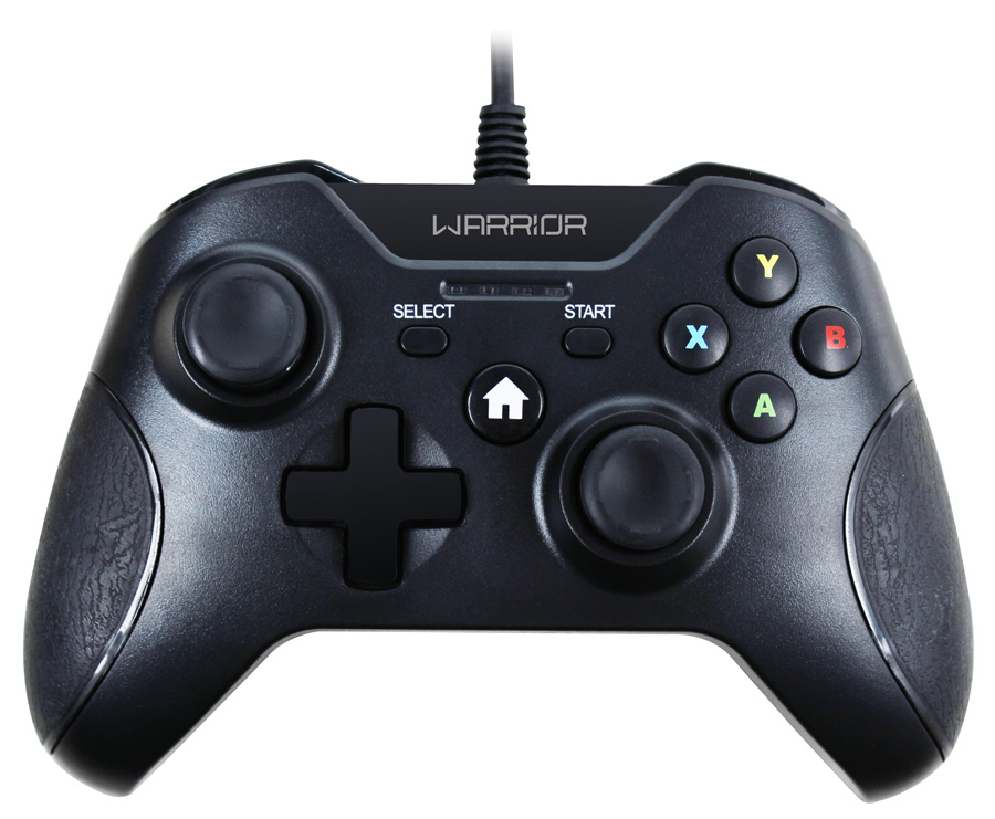 Controle Gamepad Multilaser Warrior para PC e Xbox One - com Vibração - Preto - JS078