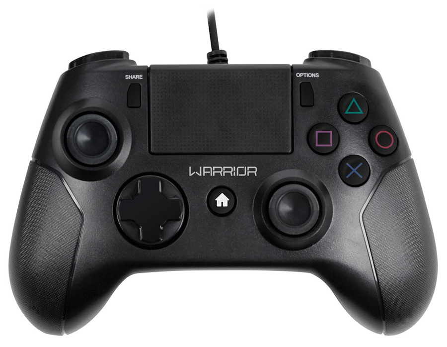 Controle Gamepad Multilaser Warrior para PC e PS4 - com Vibração - Preto - JS083