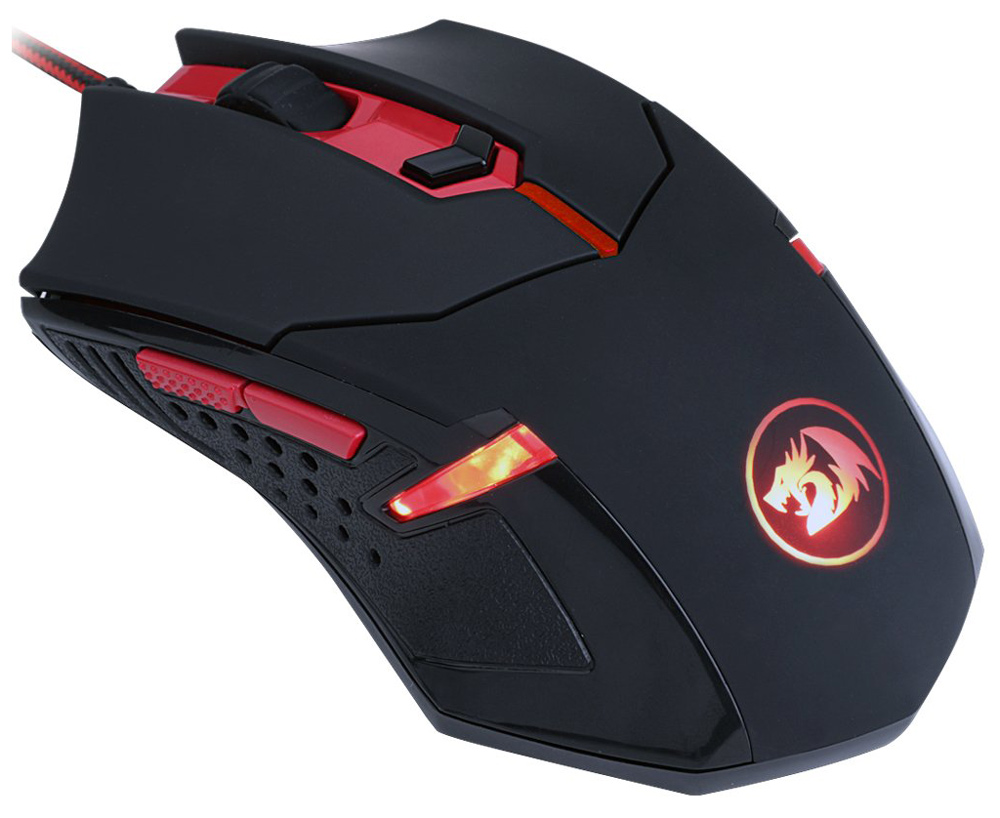 Mouse Gamer Redragon Centrophorus V3 - 3200dpi - 8 Botões - Sistema de Ajuste de Peso - M601-3