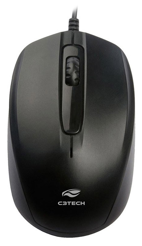 Mouse C3 Tech MS-30BK - 1000dpi - USB