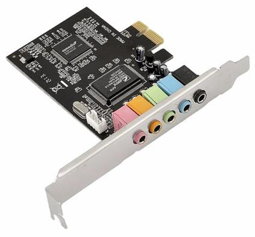 Placa de Som - 5.1 Canais - PCI-E