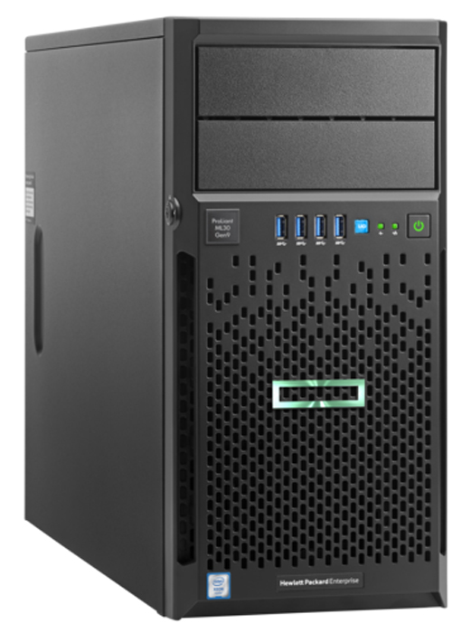 Servidor HP Proliant ML30 Gen9 - Intel Xeon® E3-1220V6, 8GB DDR4, HD 1TB, Dual LAN, DVD-RW, Kit Teclado e Mouse - 873227-S05