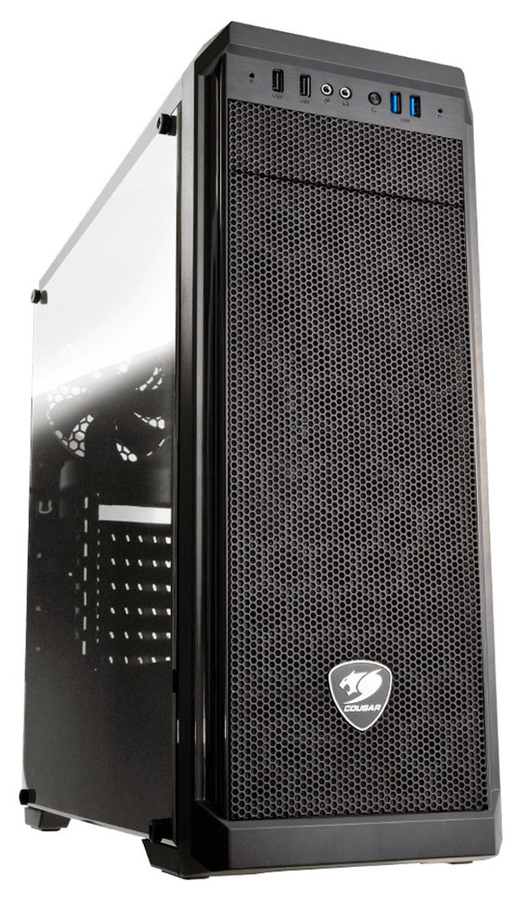 Gabinete Cougar MX330 - Janela Lateral em Acrílico - USB 3.0 - Preto