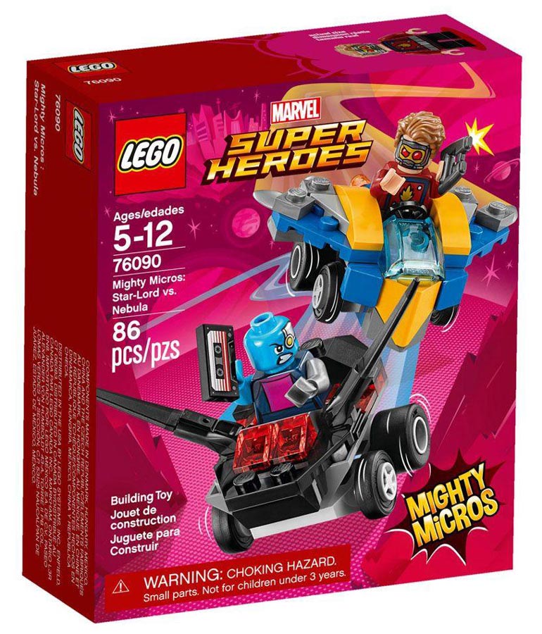 LEGO Marvel Super Heroes - Mighty Micros: Senhor-das-Estrelas vs. Nebula - 76090
