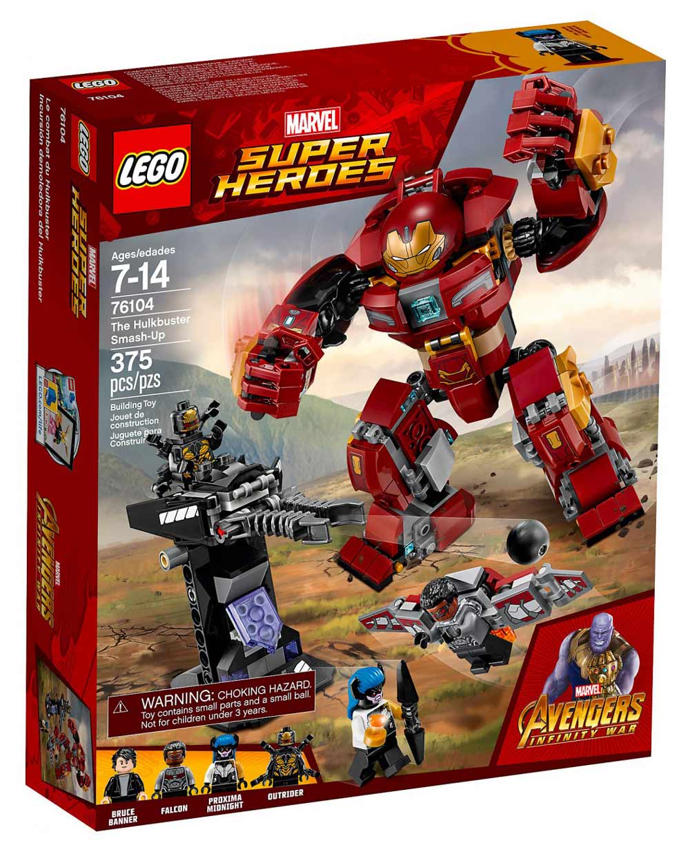 LEGO Marvel Super Heroes - O Ataque Destruidor de Hulkbuster - 76104