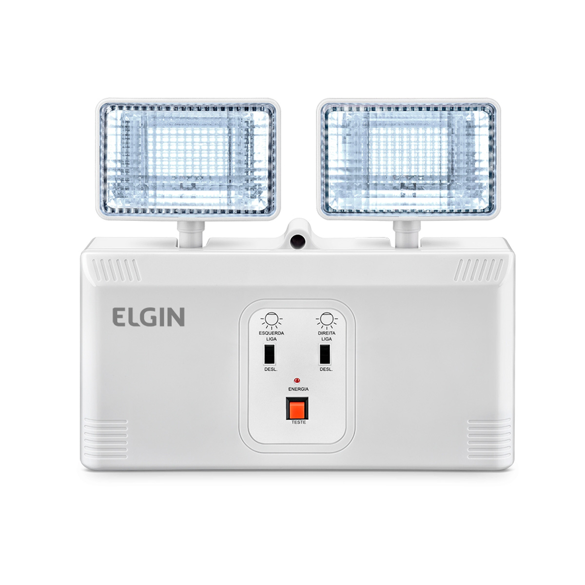Luminária de Emergência LED - Bivolt - 16W - 2000 Lumens - Até 6 horas de autonomia - Elgin 48LEM2KL0000