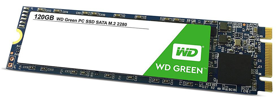 SSD M.2 120GB Western Digital Green - Leitura 545 MB/s - Gravação 465MB/s - WDS120G2G0B
