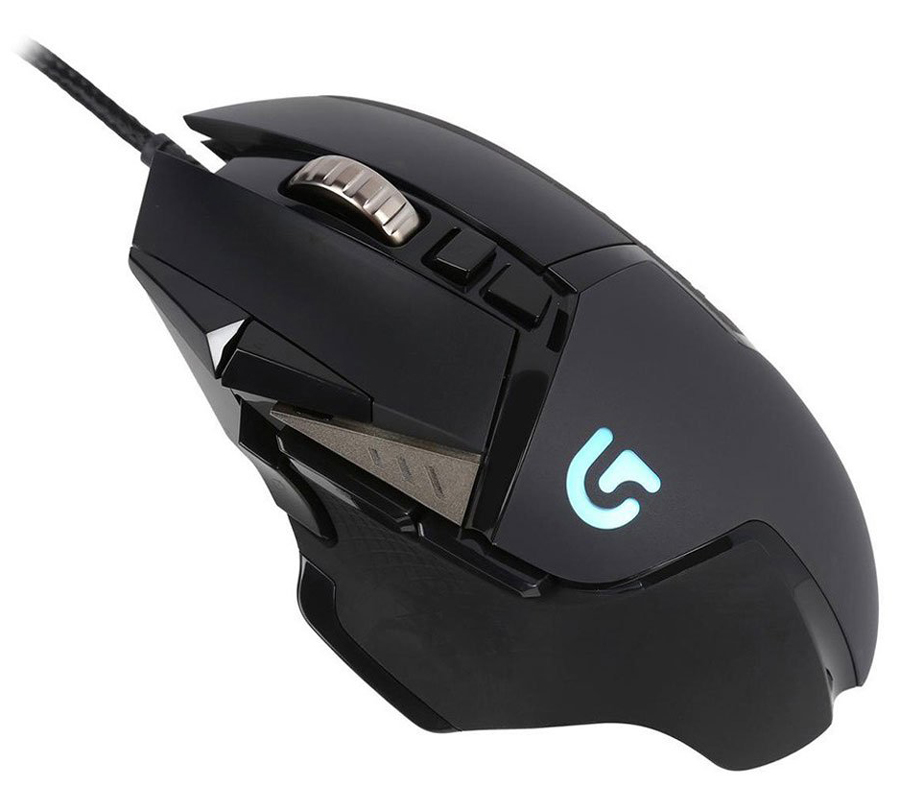 Mouse Gamer Logitech G502 Proteus Spectrum - 12000dpi - 11 Botões Programáveis - Controle de Peso - com LED RGB