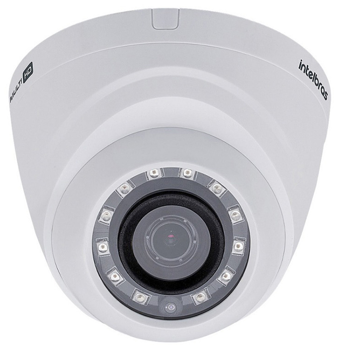 Câmera de Segurança Dome Intelbras VHD 1010 D G4 - Lente 3.6mm - Sensor 1/4