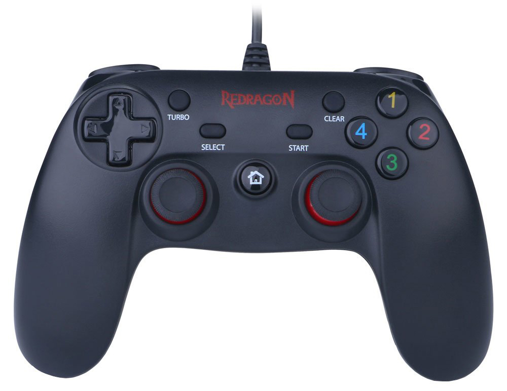 Controle Gamepad Redragon Saturn G807 para PC - com Vibração e Modo Turbo