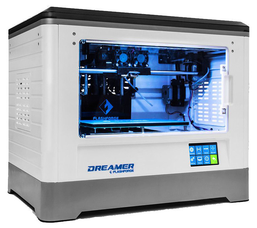 Impressora 3D Flashforge Dreamer - Dois Extrusores - Velocidade de Impressão 200mm/s - Wi-Fi e Entrada SD - Branca - 28869