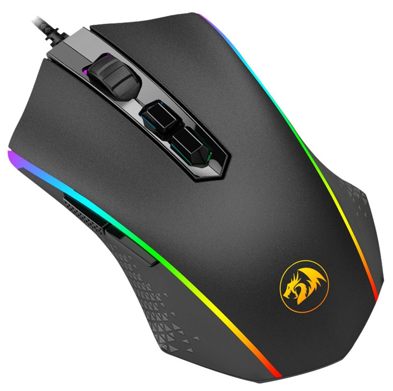 Mouse Gamer Redragon Memeanlion Chroma M710 - 10000dpi - 8 Botões - Ajuste de Peso - Iluminação RGB