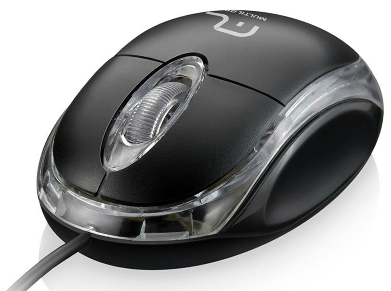 Mouse USB Multilaser MO179 - 800dpi - USB - Preto