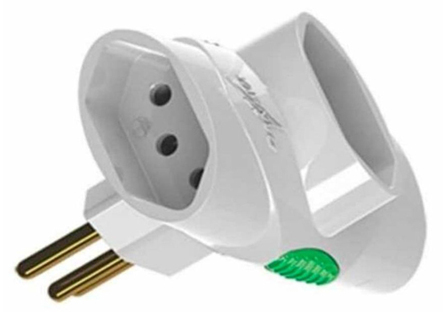 Multiplicador de Tomada Legrand - 2P+T - Adaptador T Benjamim com 3 saídas - Branco - DN1676