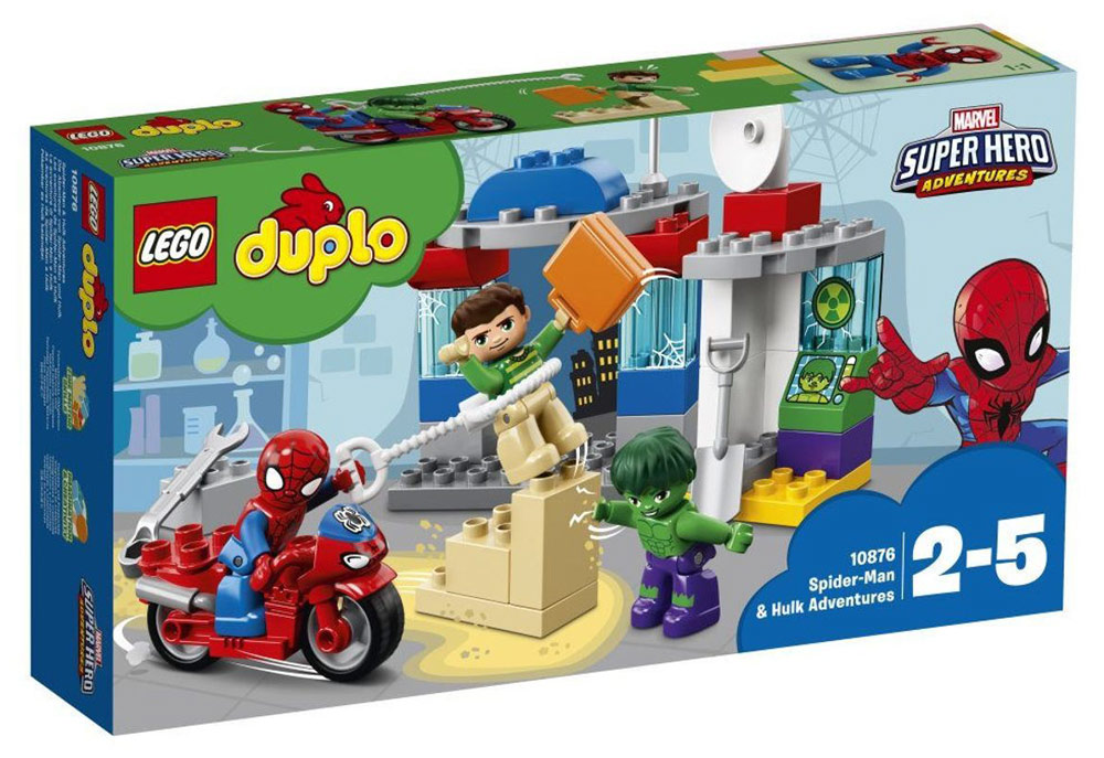 LEGO Duplo - As Aventuras do Homem-Aranha e Hulk - 10876