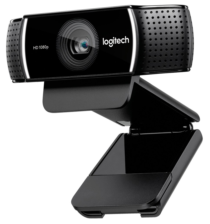 Web Câmera Logitech C922 Pro Stream - Vídeo chamadas em Full HD 1080p - com Tripé - 960-001087