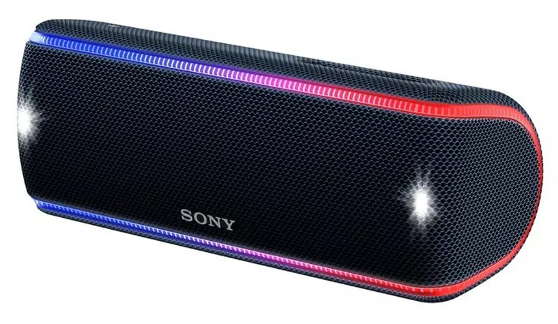 Caixa de Som Portátil Sony SRS-XB31 - à prova D`água - NFC e Bluetooth - com Iluminação LED - Preto