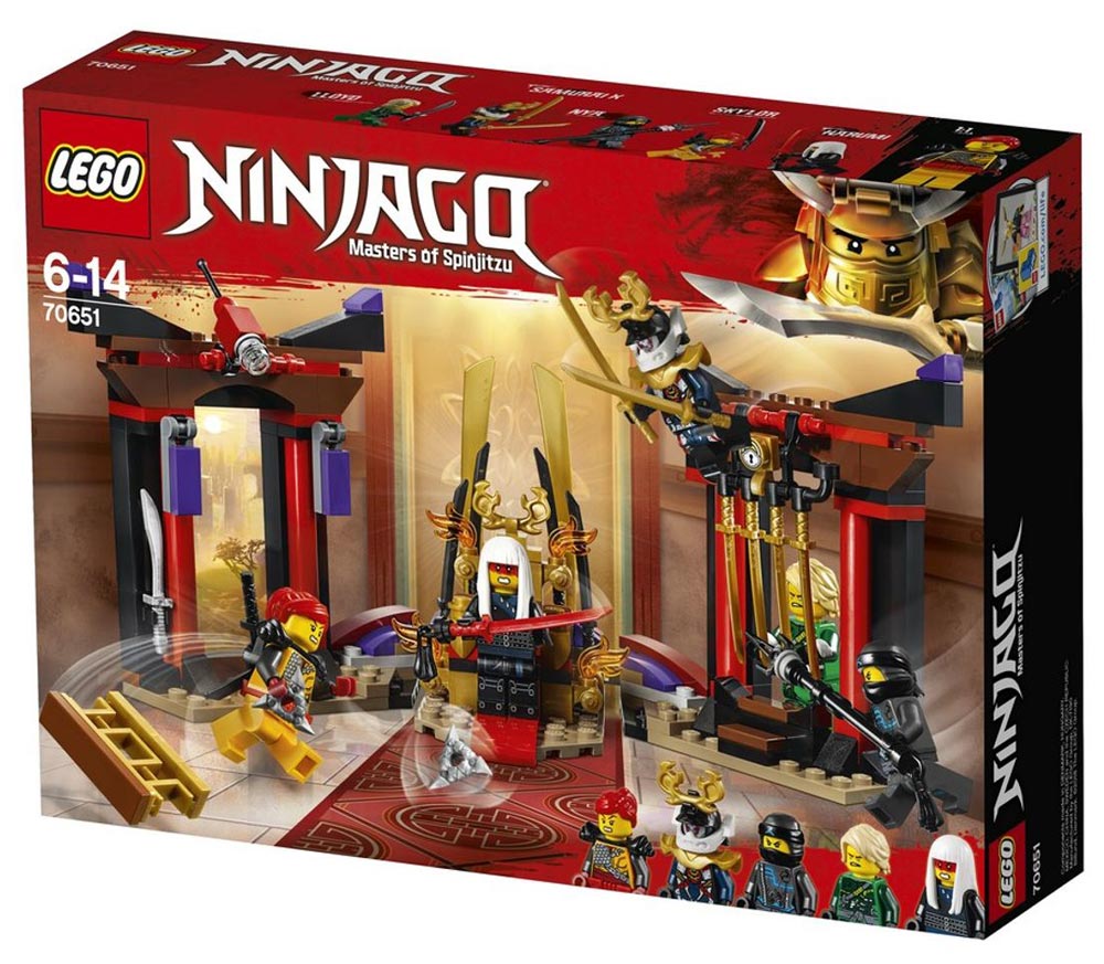 LEGO Ninjago - Confronto na Sala do Trono - 70651