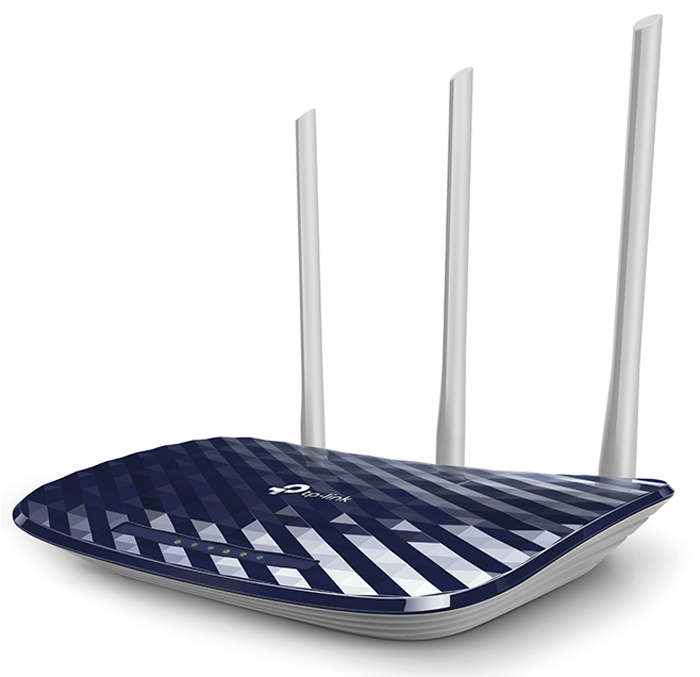 Roteador Wi-Fi TP-Link Archer C20 AC750 Versão 4.0 - Dual Band 2.4 GHz e 5 GHz - 3 Antenas