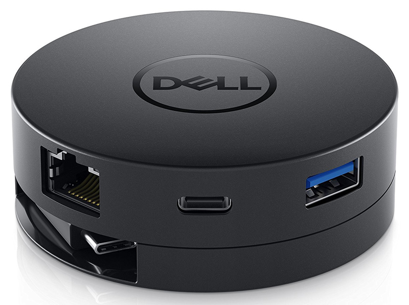 Adaptador Universal Dell Mobile DA300 - USB-C 3.1 (Tipo C) para HDMI, VGA, DisplayPort, RJ45 Gigabit, USB Tipo C e USB 3.0