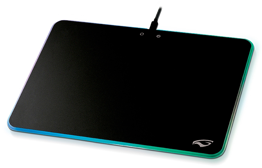 Mouse Pad Gamer C3Tech - com Iluminação RGB - Médio - 350 x 260mm - MP-G2000BK