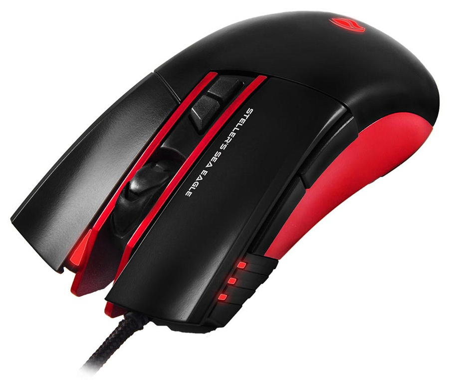 Mouse Gamer C3Tech Stellers - 3200dpi - 1ms - 7 Botões - com LED - MG-200BRD