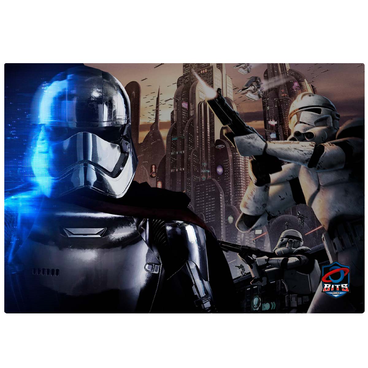 Mousepad Bits Gamer Star Wars - Médio: 360 x 250mm