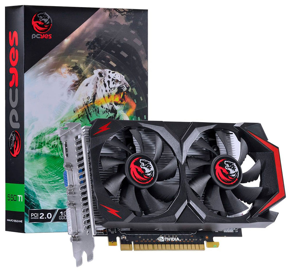 GeForce GTX 550 Ti 1GB GDDR5 128bits - PCYes PV55TX1GD5128DF