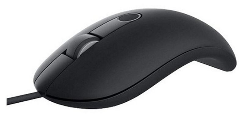 Mouse USB Dell MS819 - 1000dpi - com Leitor de Digital - USB - Preto