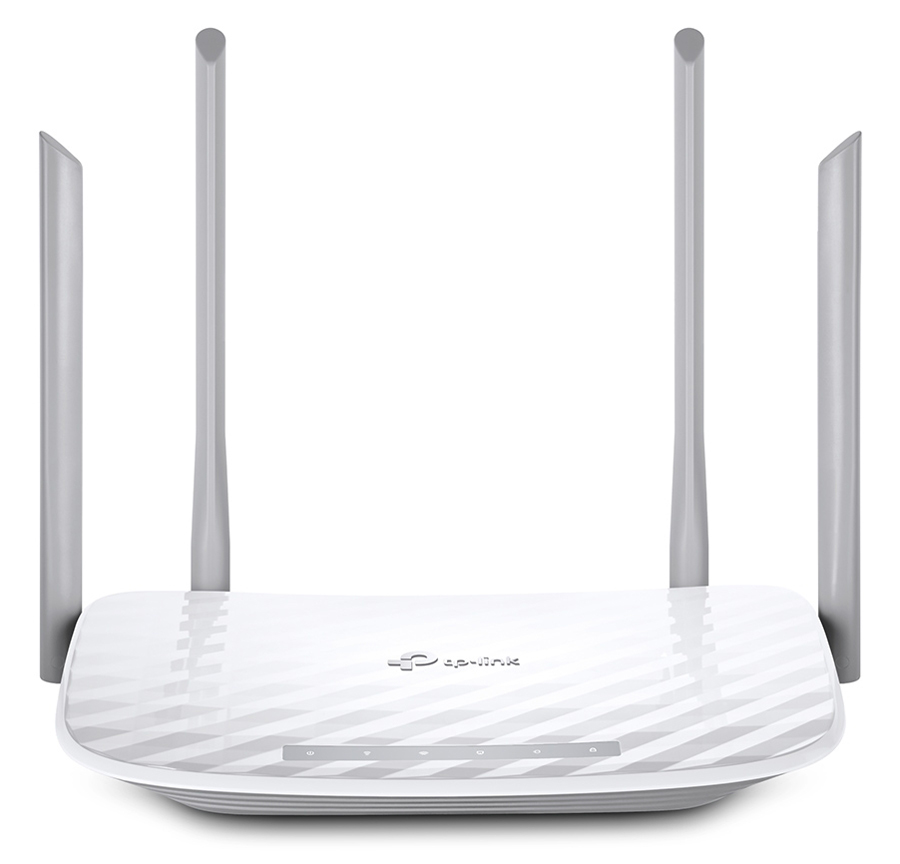 Roteador Wi-Fi TP-Link Archer C5W AC1200 - Gigabit - Dual Band 2.4 GHz e 5 GHz - 1 Porta USB - 4 Antenas