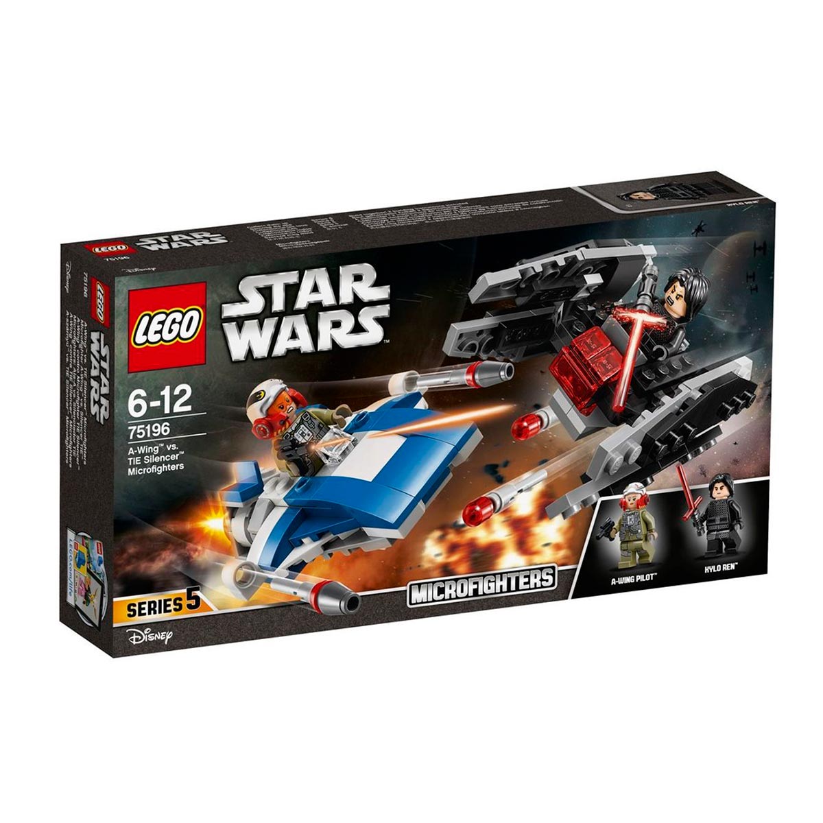 LEGO Star Wars Microfighters - A-wing vs. Silenciador TIE - 75196