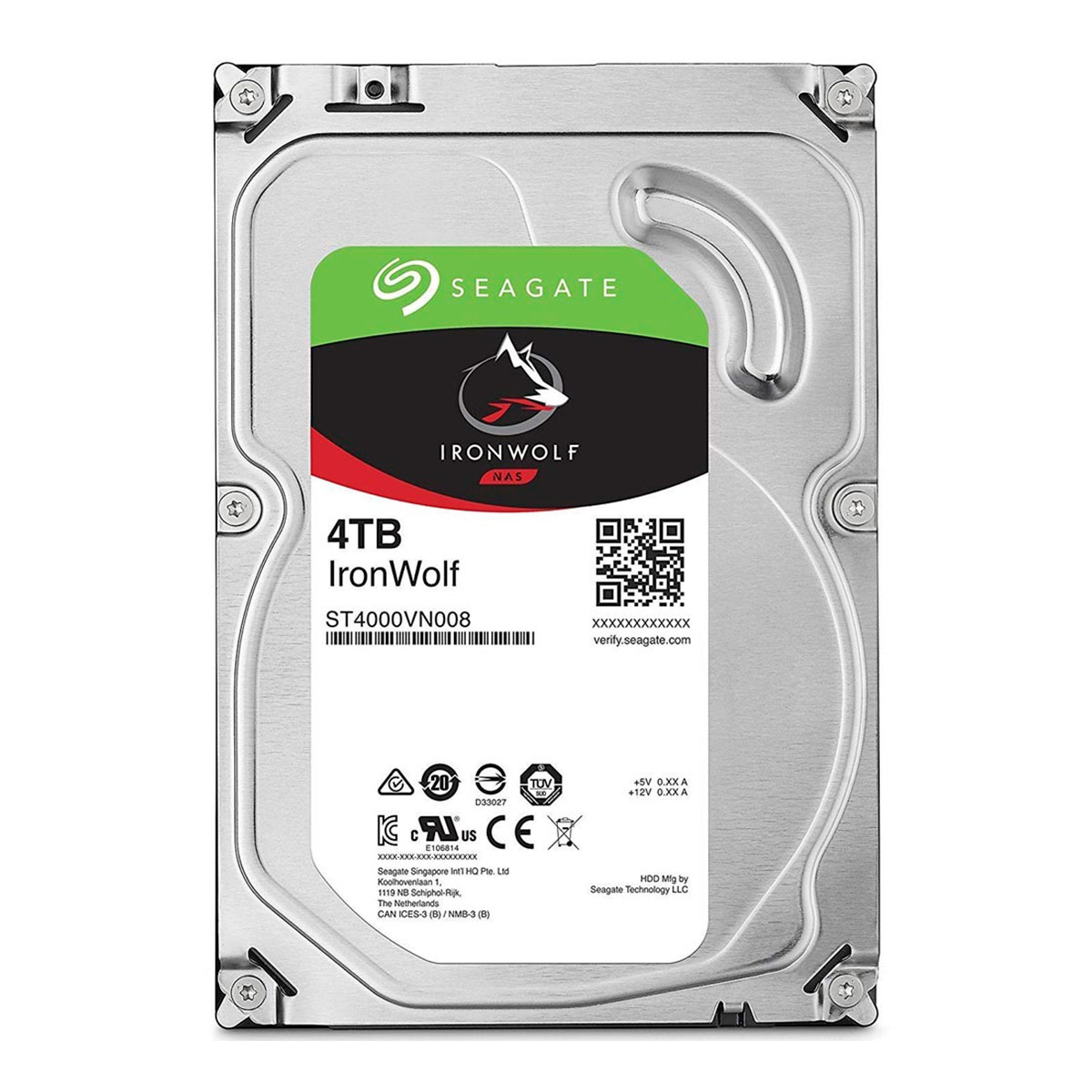 HD 4TB NAS SATA - 5900RPM - 64MB Cache - Seagate IronWolf - ST4000VN008