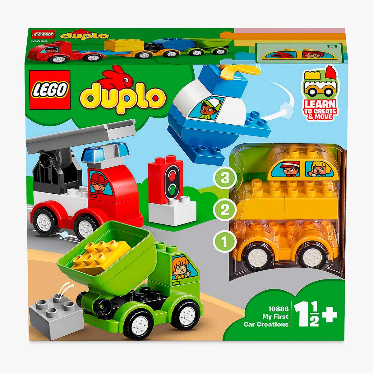 LEGO Duplo - Minhas Primeiras Criações de Carros - 10886