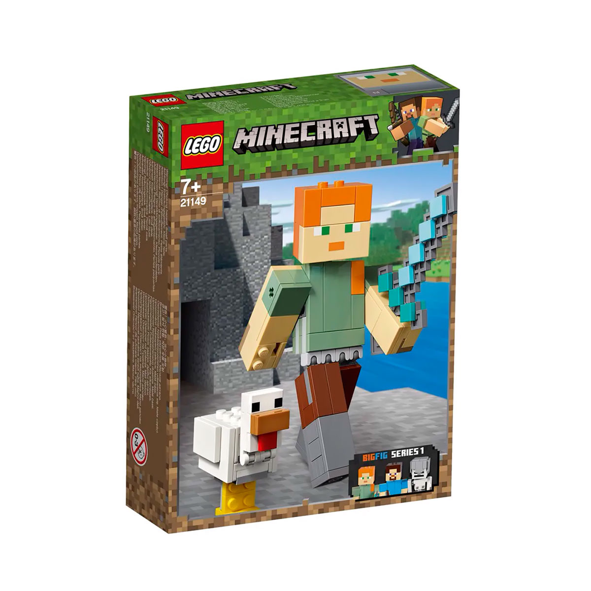 LEGO Minecraft BigFig - Grande Alex com a Galinha - 21149