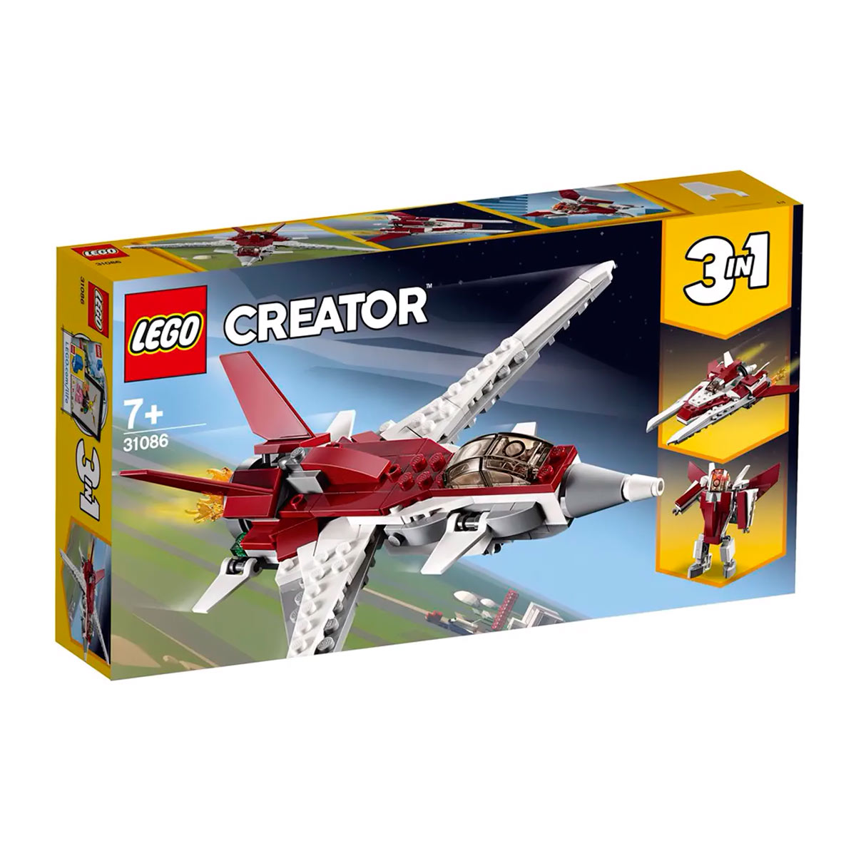 LEGO Creator - Modelo 3 em 1: Voos Futuristas - 31086