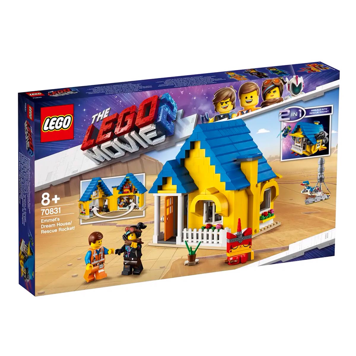 LEGO The Movie - 2 em 1: Casa dos Sonhos e Foguete - 70831