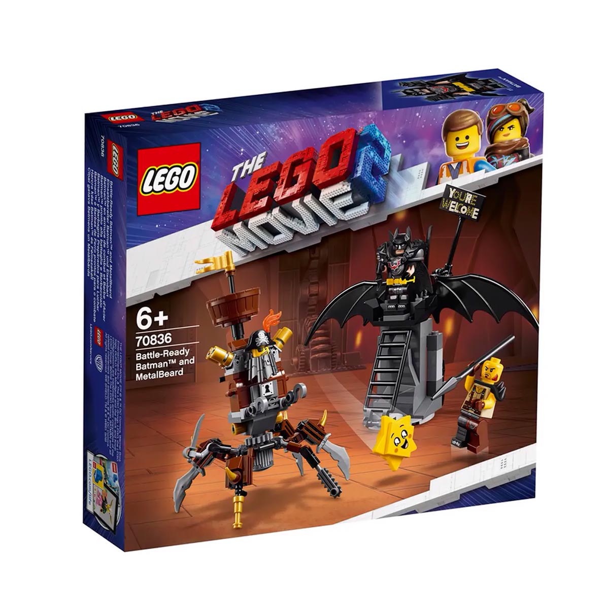 LEGO The Movie - Batman e Barba de Ferro Prontos para Batalha - 70836