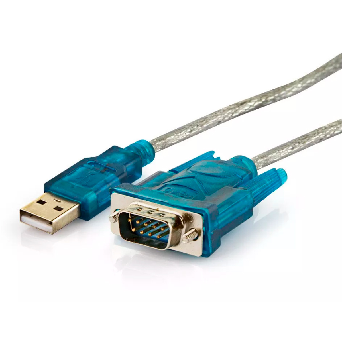 Cabo Conversor USB para Serial DB9 (RS232) - 80 cm
