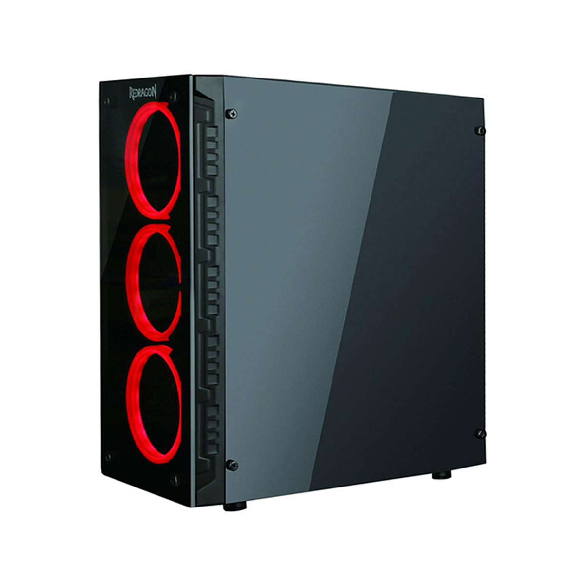 Gabinete Gamer Redragon Trailbreaker - Coolers RGB - Lateral em Acrílico e Frontal em Vidro Temperado - GC603 * Liquidação Open Box